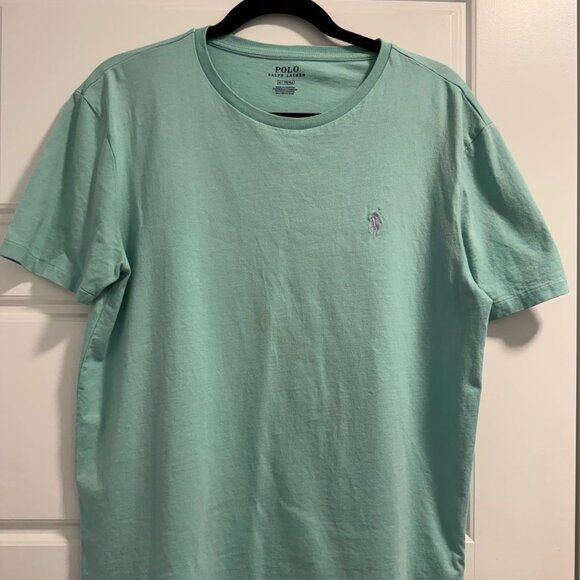 Polo Ralph Lauren Men’s Short Sleeve T-Shirt — Light Green | Size Medium - Picture 2 of 6